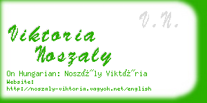 viktoria noszaly business card